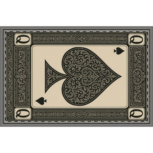 Premium Poker Rug - Ace